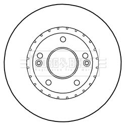 BORG & BECK Bremžu diski BBD5278